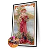 Diamond Painting-DIY Full Round Drill Retro Woman(60x30cm)