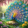 Peacock -Special Shaped Diamond Painting