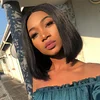 Bob Wig Human Hair Closure Wig Glueless