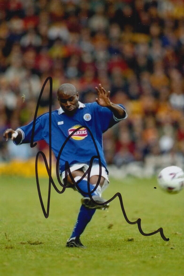 LEICESTER CITY HAND SIGNED FRANK SINCLAIR 6X4 Photo Poster painting 1.