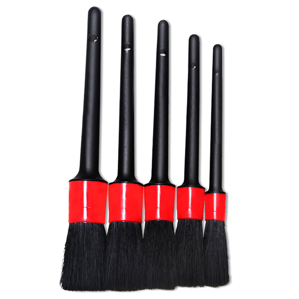 

5pcs Car Wash Brush Set Wheel Tire Interior Dashboard Detailing Brush Tool, Bristle material, 501 Original