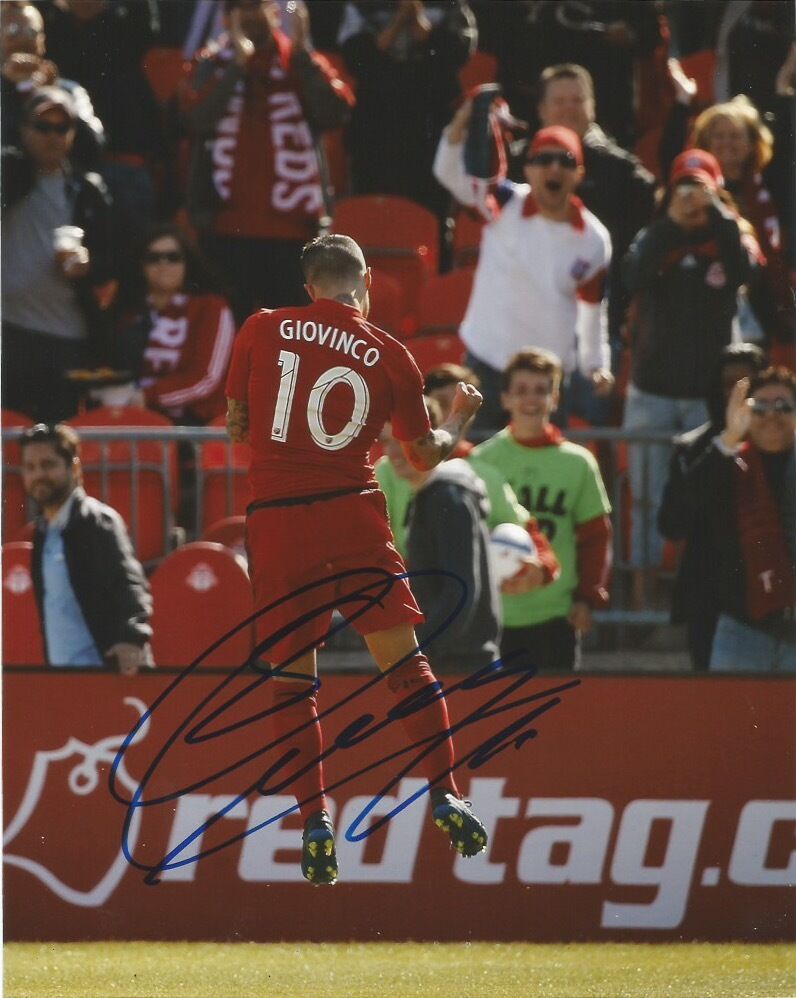 Toronto FC Sebastian Giovinco Autographed Signed 8x10 MLS Photo Poster painting COA E