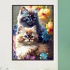 Cats Nature-Full Round Diamond Painting 30*40CM