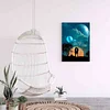 Diamond Painting-DIY Full Round Drill Starry Sky Silhouette