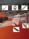 Inside PVC Pipe Cutter Adjustable with 1/4in Hex Shank for 1-1/2in- 8in PVC Pipe