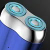 Mini Dual-Head Electric Shaver Rechargeable Portable Razor Travel Shaver for Men