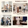 [US Local Warehouse] Dress Form Height Adjustable Sewing Mannequin Female with Stable Metal Base Mannequin Body Torso for Retail Boutique Store
