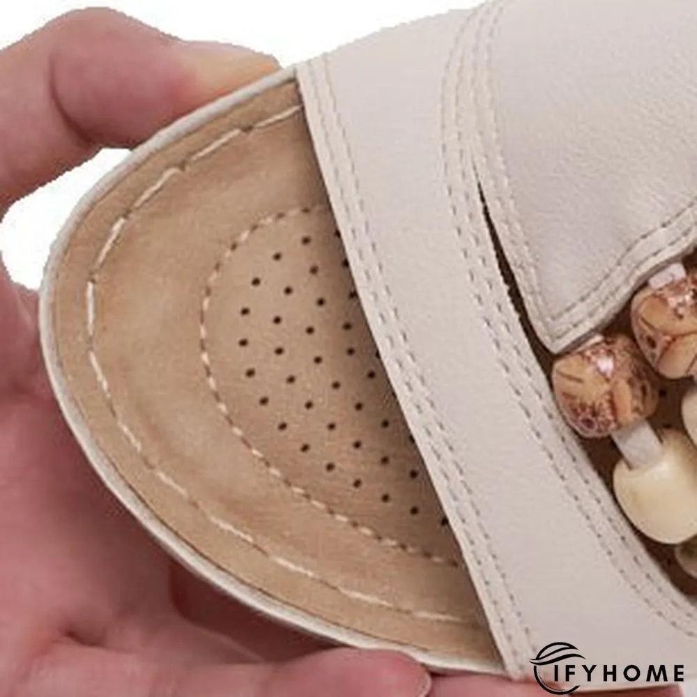 Leather Summer Slipper | IFYHOME