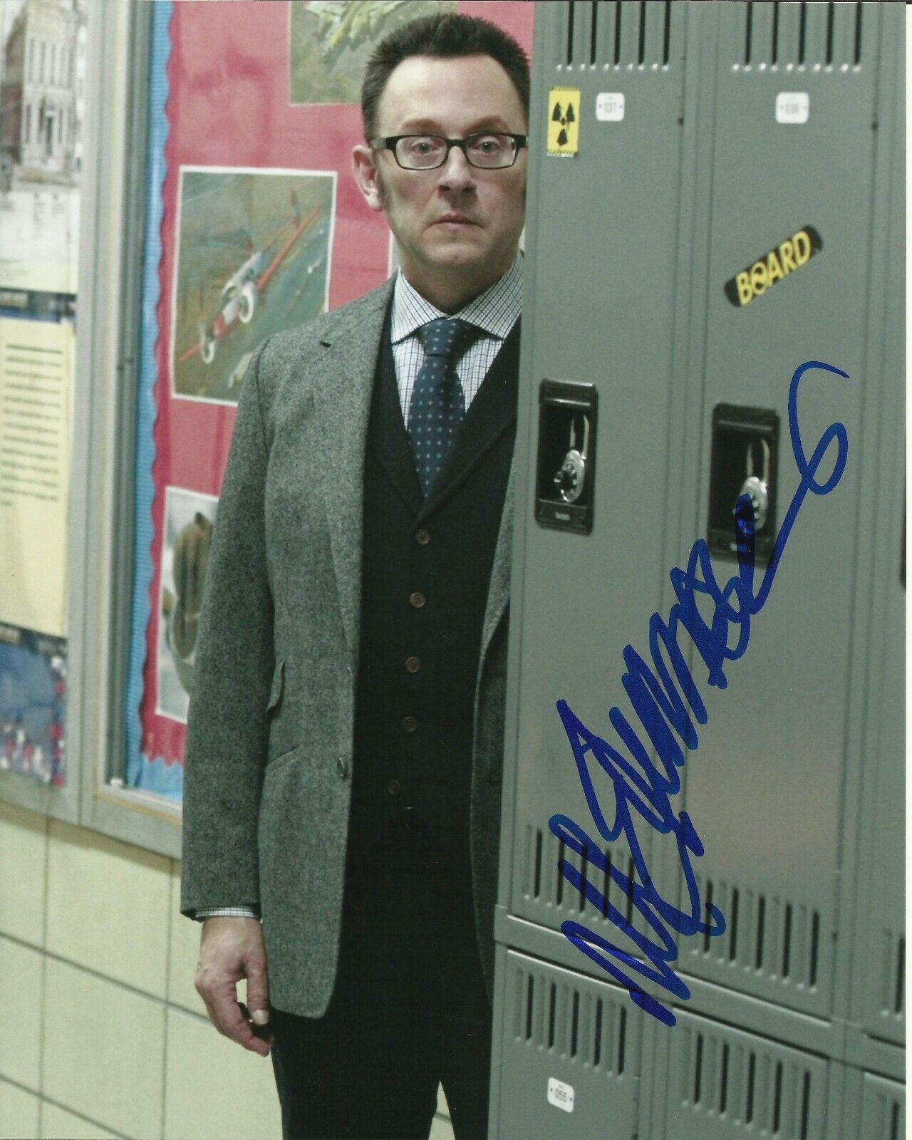 MICHAEL EMERSON SIGNED PERSON OF INTEREST Photo Poster painting UACC REG 242 (3)