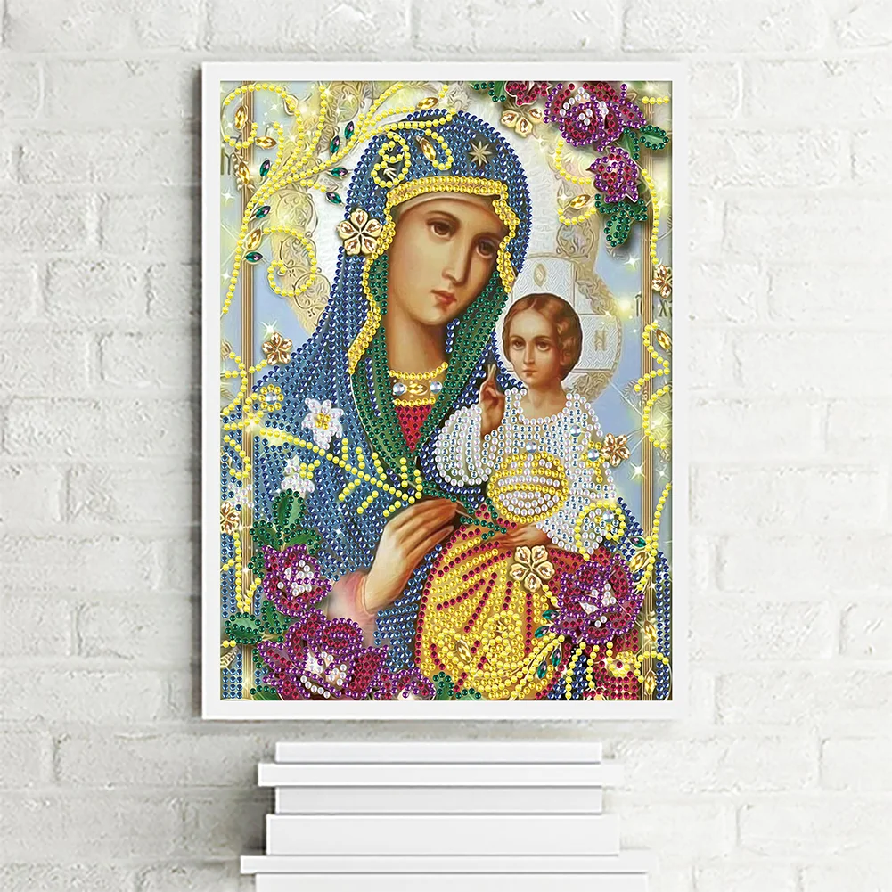 Diamond Painting - Partial Special Shaped Drill - Religious(25*30cm)