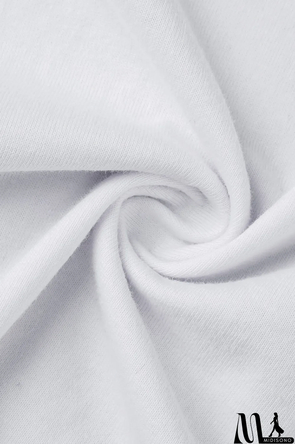 MidiSono - White Casual Street Print Patchwork Letter O Neck T-Shirts