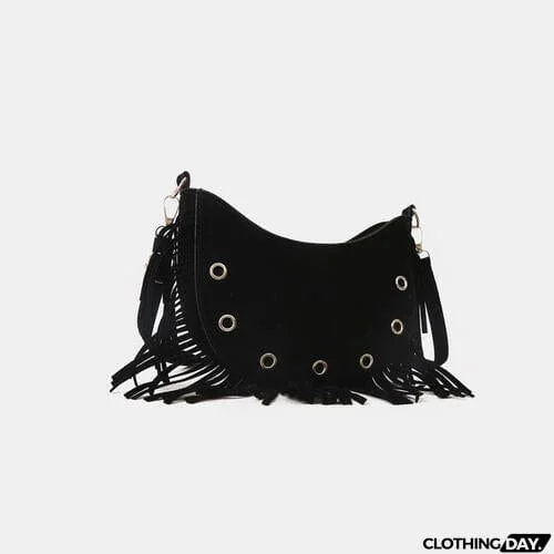 Fringe Detail Crossbody Bag