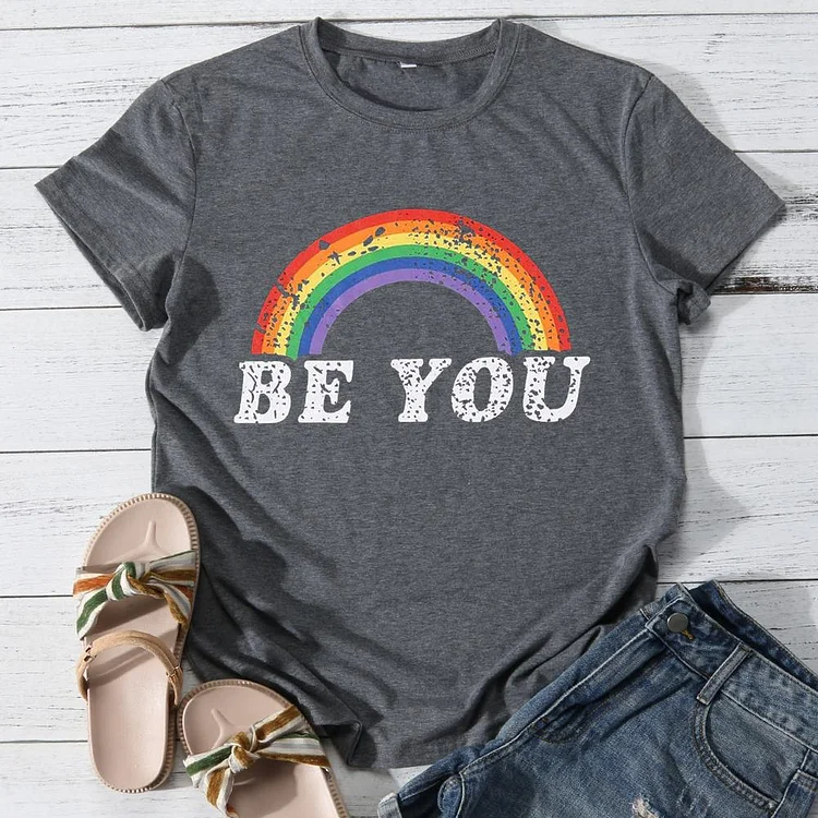 Be You Summer Round Neck T-shirt-018192