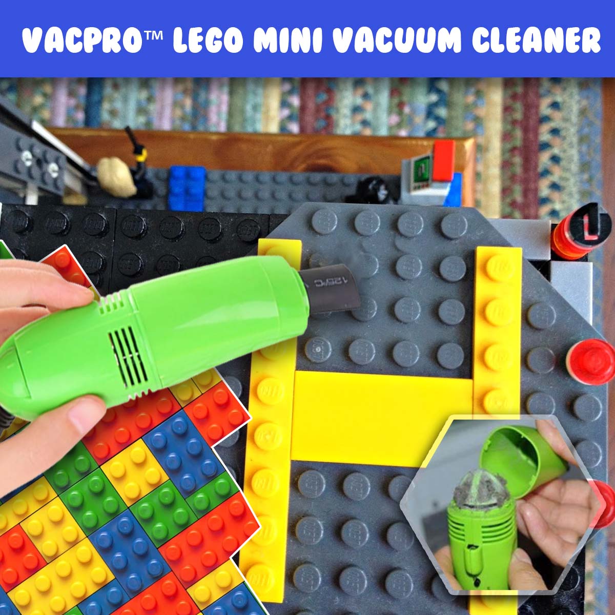 PROMO 30% OFF] VacPRO™ Lego Mini Vacuum Cleaner - Savoury Eve