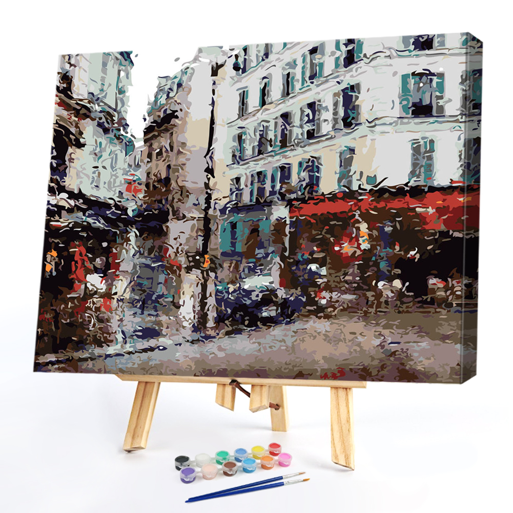 

40x50cm - Paint By Numbers City, 501 Original