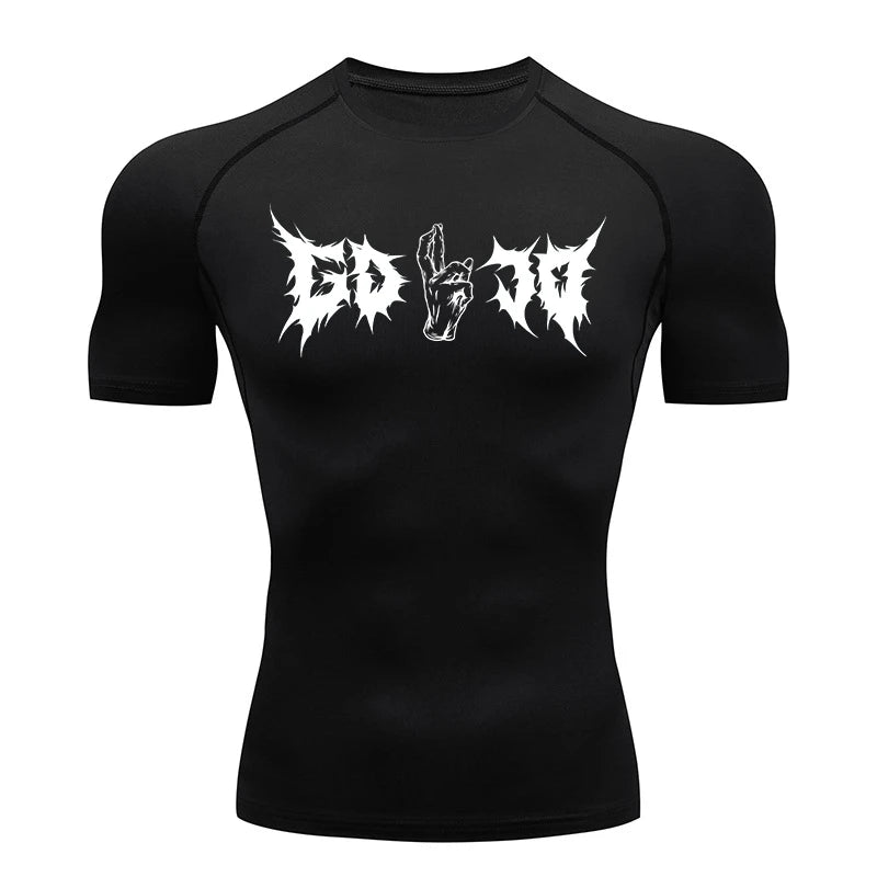 Gojo Print Compression T-Shirt