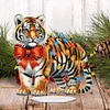 Diamond Painting Acrylic Christmas Tiger Desktop Kits for Home Decor