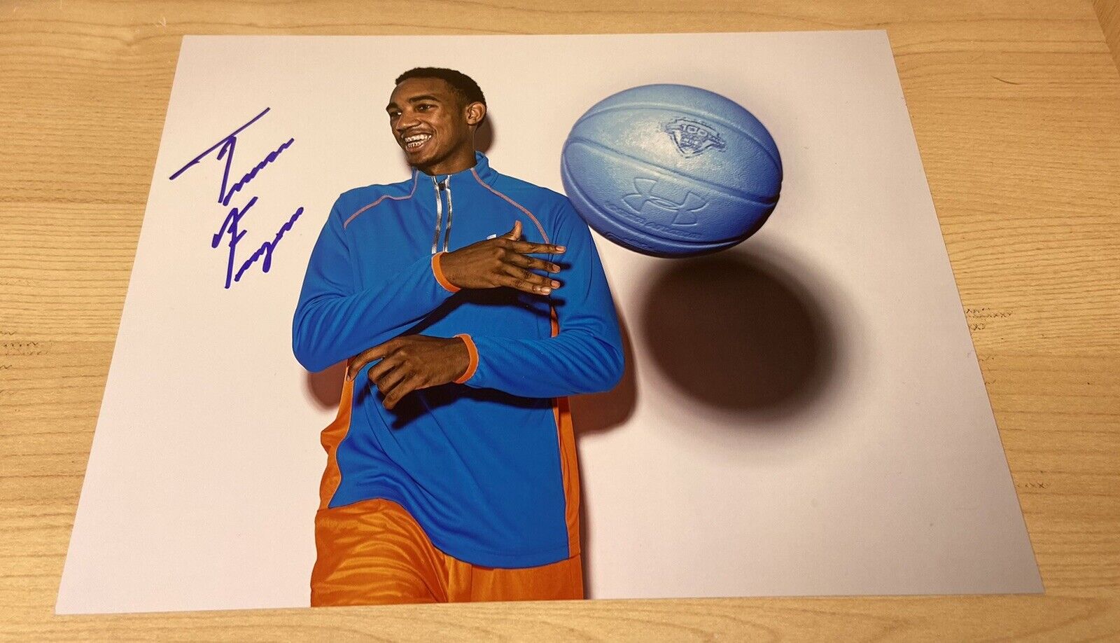 Terrance Ferguson Thunder 76ers Autographed Signed 8X10 Photo Poster painting W/COA