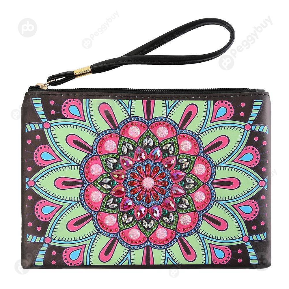 

Mandala-DIY Creative Diamond Wristlet Bag, 501 Original