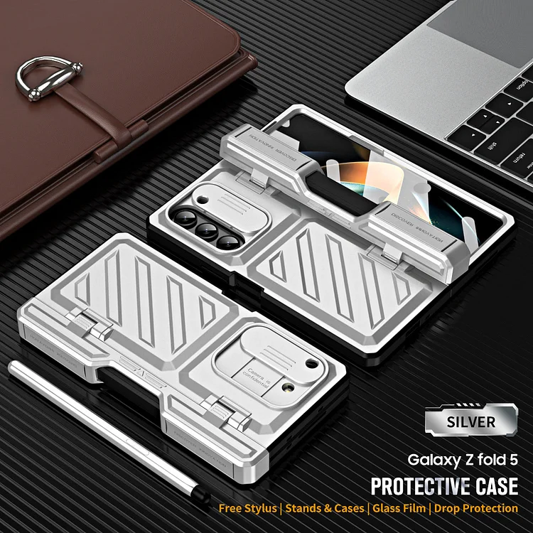 Suitable For Samsung Z Fold 4/Z Fold 5 Folding Hinge All-Inclusive Drop-Proof Case