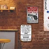 2PCS Warning - Metal Tin Signs(8*12Inch/12*16Inch)