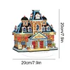 Diamond Painting Small Train Station Desktop Ornaments Kit for Decor