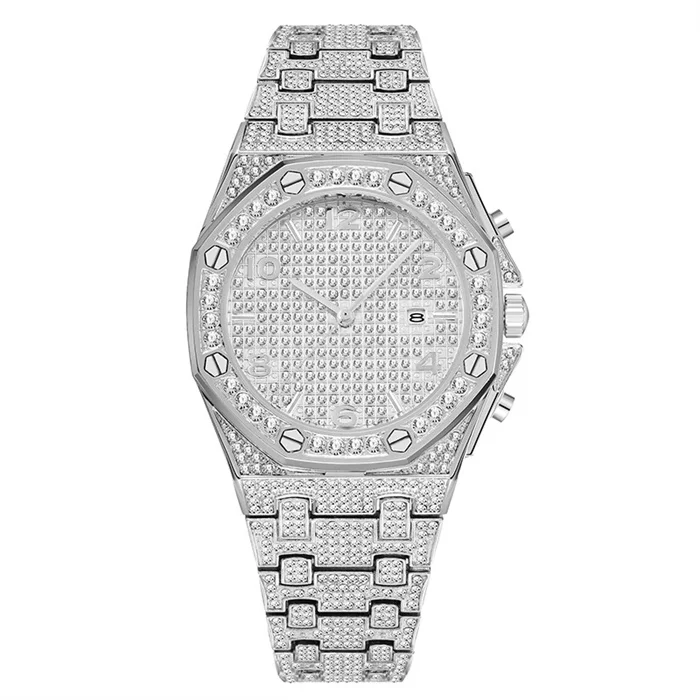 Artificial Diamonds Watch