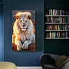 (40*70cm)Lion - Full Round Drill Diamond Painting