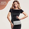 Clutch Damen Abendtasche Silber,Funkelnde Kettenabendtasche,Modische Tasche Bag Handtasche,Elegante Umschlagtasche Crossbody für Neujahrsball,Hochzeit,Party und Hochzeit