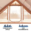 [US Local Warehouse] Inflatable Camping Tent with Pump Waterproof Oxford Blow Up Tent for Outdoors