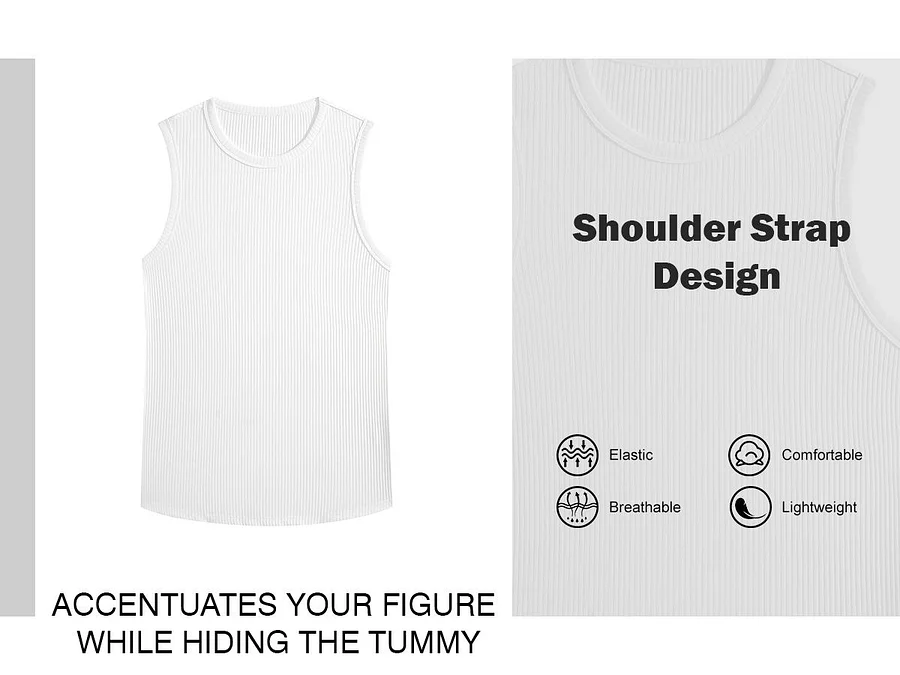 STREVATE Men’s Wide Strap Ribbed Tank Top, High Stretch Breathable Muscle Tank, Heavyweight Drapey Fit Gym & Casual Sleeveless Shirt STREVATE Men’s Wide Strap Ribbed Tank Top, High Stretch Breathable Muscle Tank, Heavyweight Drapey Fit Gym & Casual Sleeveless Shirt