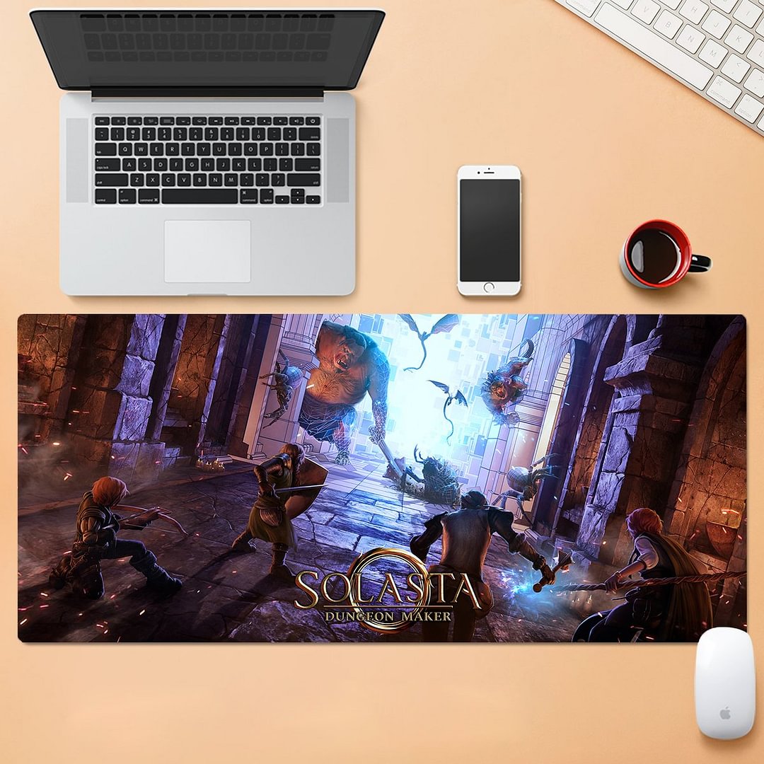 Solasta Crown Of The Magister Large Mouse Pad Extended Mouse Pad for Game Office Home Use