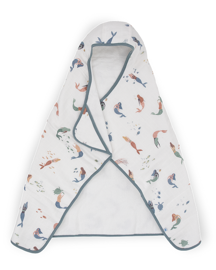 Toddler Hooded Towel - Mermaids