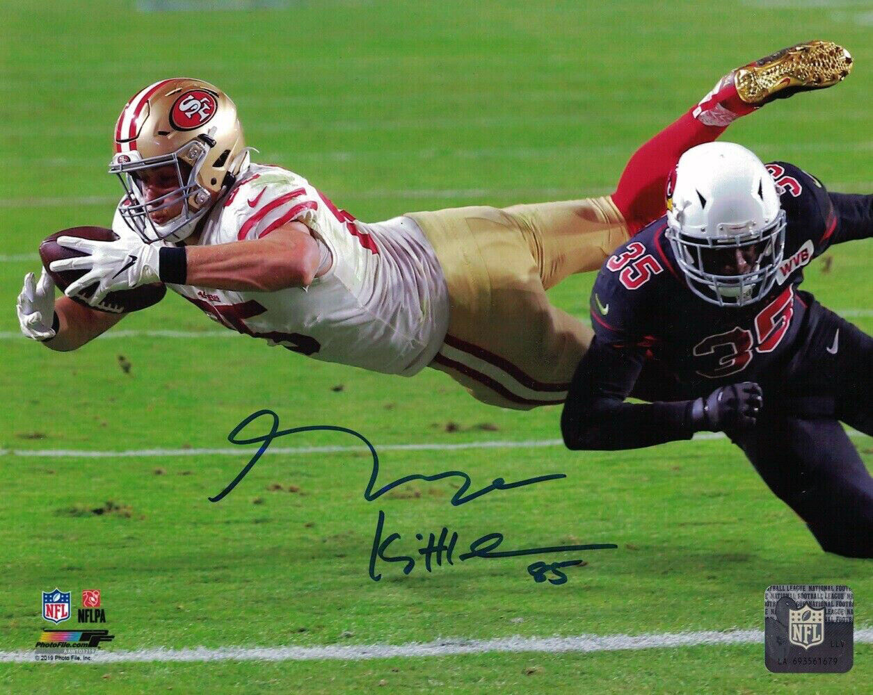 George Kittle San Fran 49ers Signed 8x10 Autographed Photo Poster painting Reprint