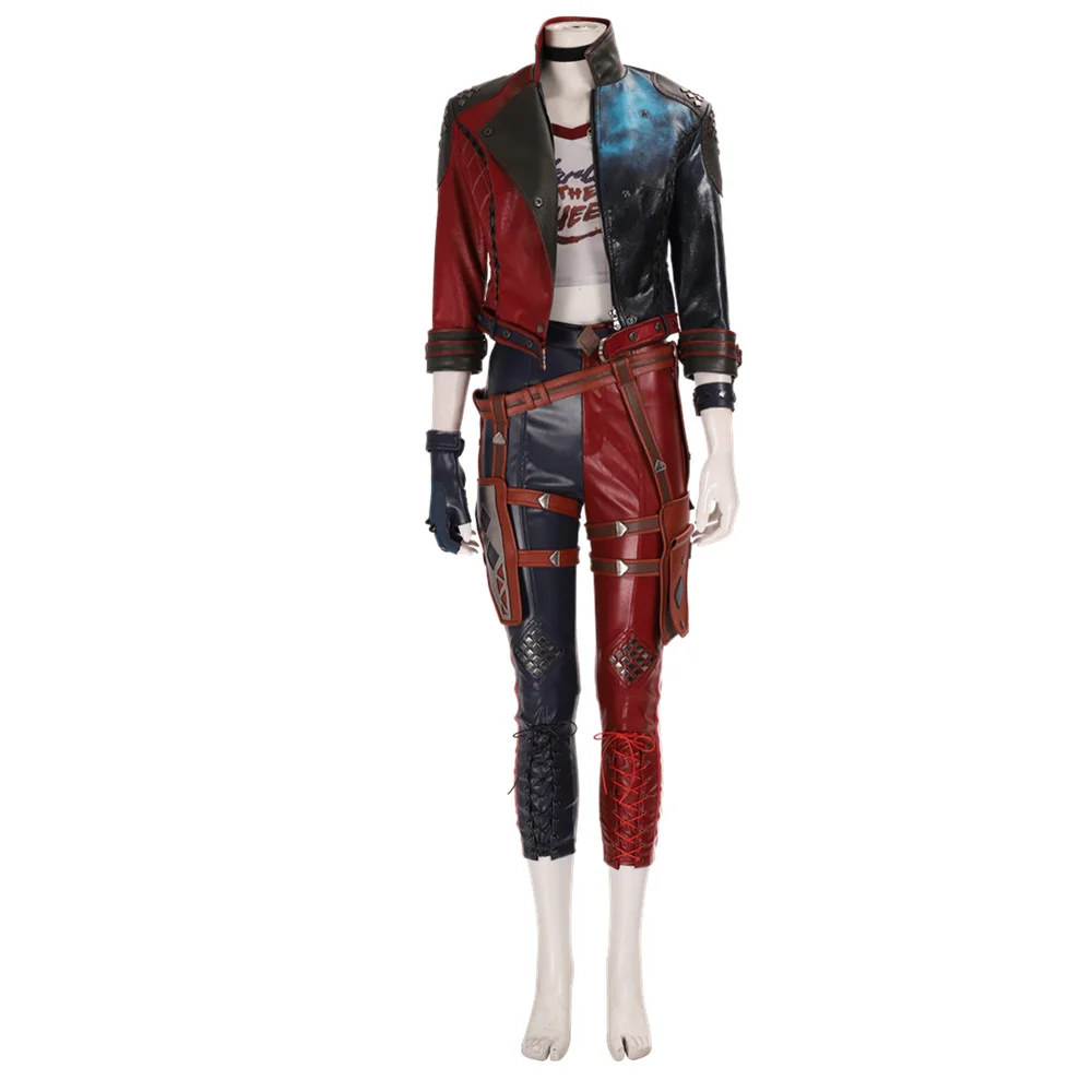 Harley Quinn Cosplay Costume PS5 DC Kill The Justice League Outfit