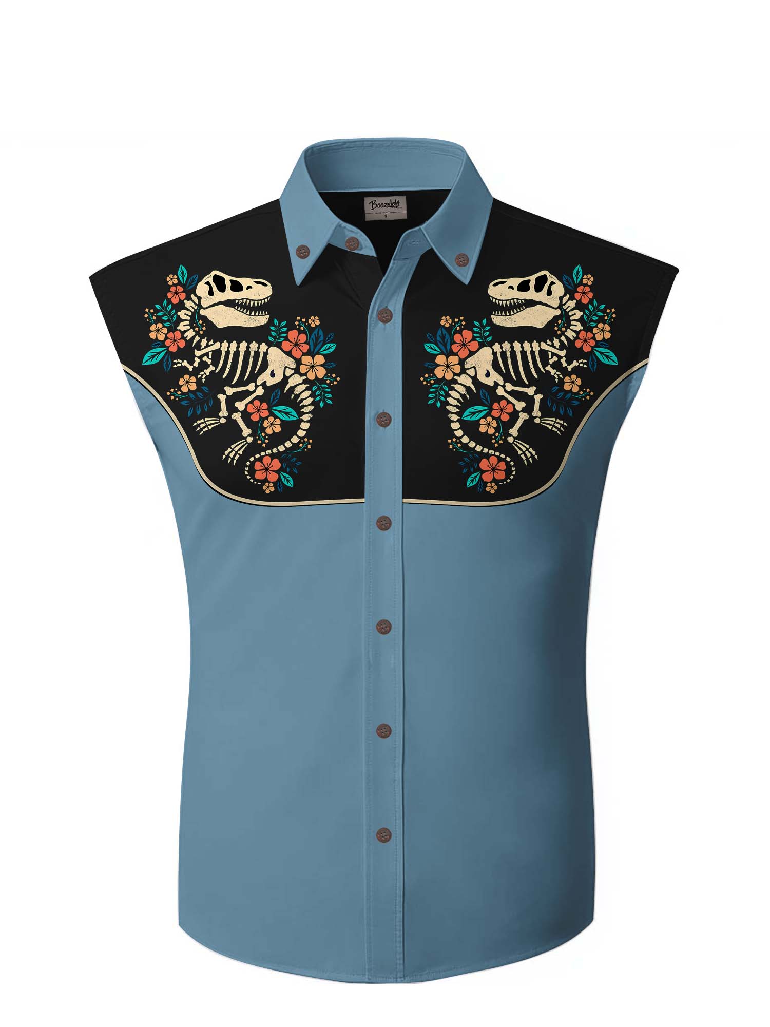 Jurassic World Dinosaurs - Men‘s 100% Cotton Sleeveless Shirt