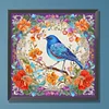 >SALE<5D DIY Full Round Drill Diamond Painting Bluebird Kit Home Decoration 30x30cm