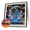 Crystal Crescent Castle - Partial Special Shaped Diamond Painting 30*30cm
