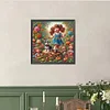 Diamond Painting-DIY Full Round Drill Girl(40x40cm)