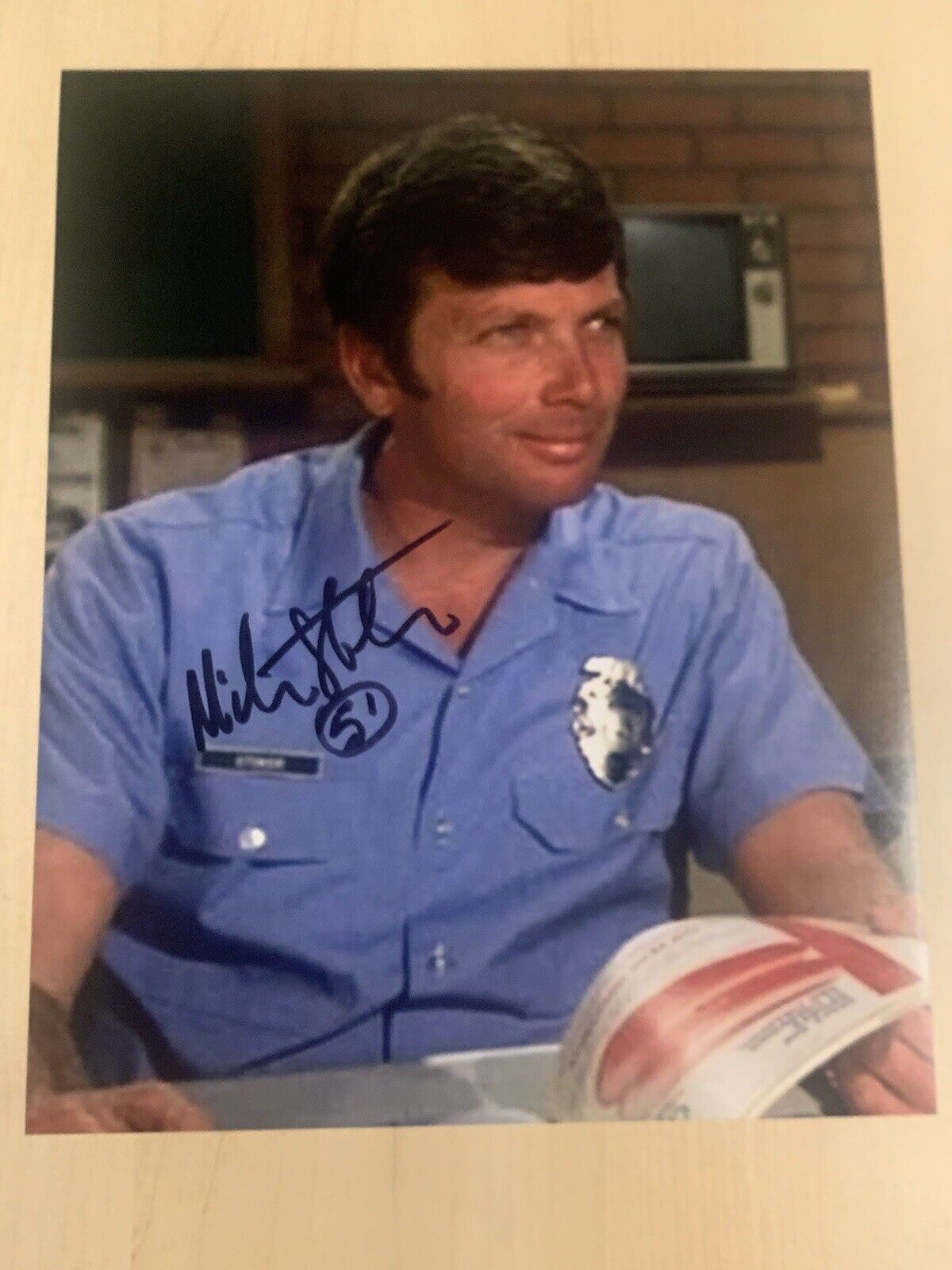 MIKE STOKER HAND SIGNED 8x10 Photo Poster painting ACTOR AUTOGRAPHED EMERGENCY SHOW COA