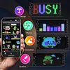 Car led flexible screen APP soft screen LED flexible display led car sign expression screen display