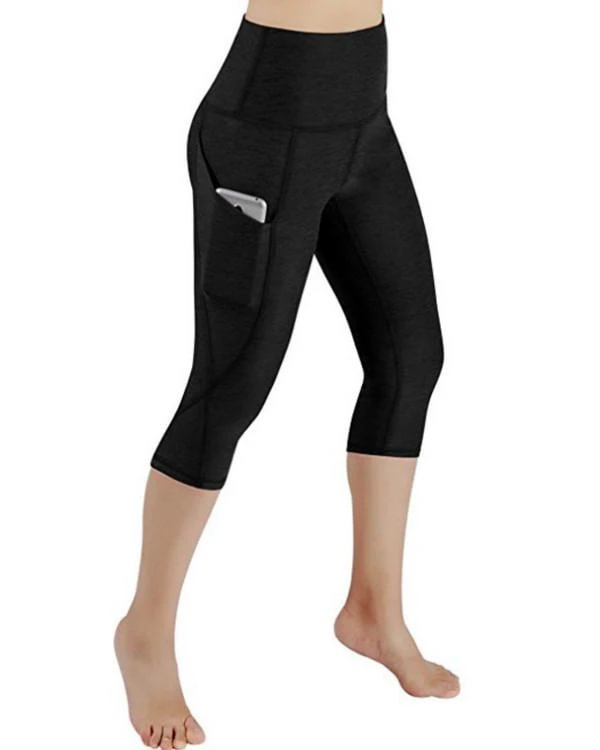 high waist out pocket yoga pants workout running leggings p111417