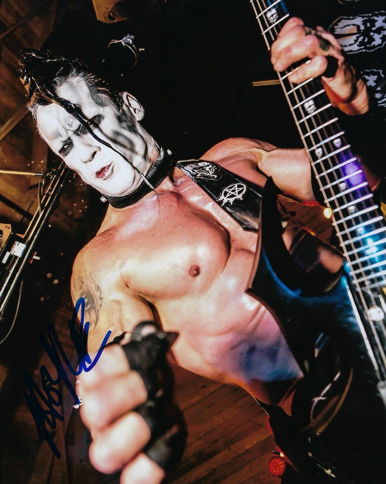 GFA Misfits Band Guitarist * DOYLE WOLFGANG * Signed 8x10 Photo Poster painting PROOF AD1 COA