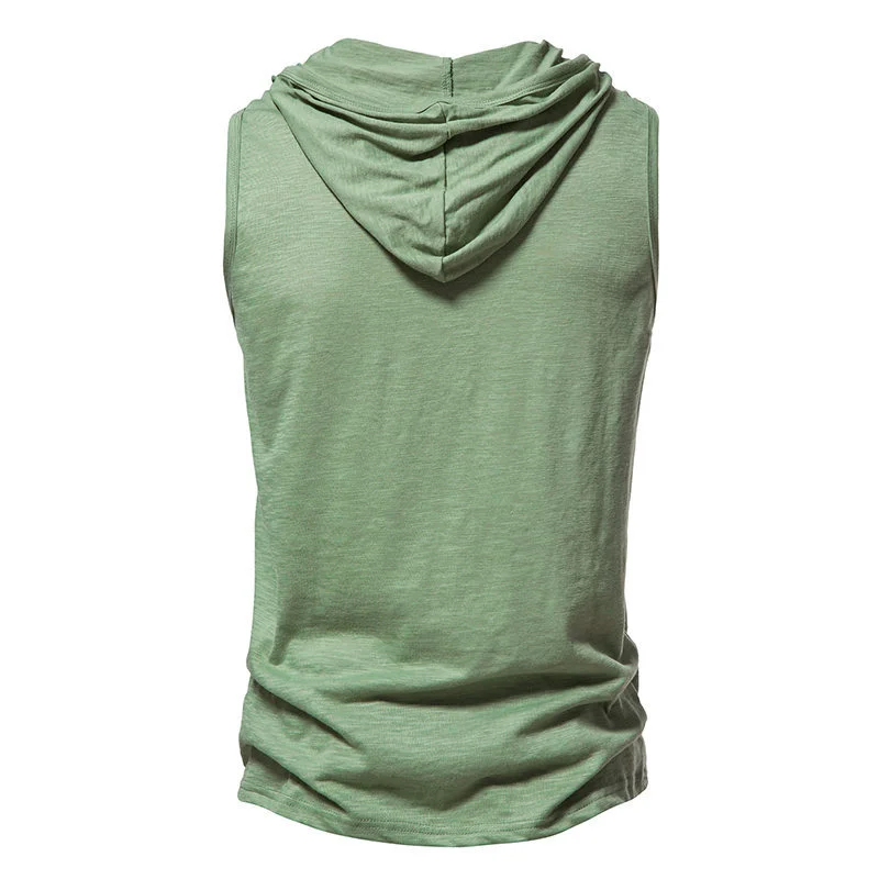 hooded henley shirt