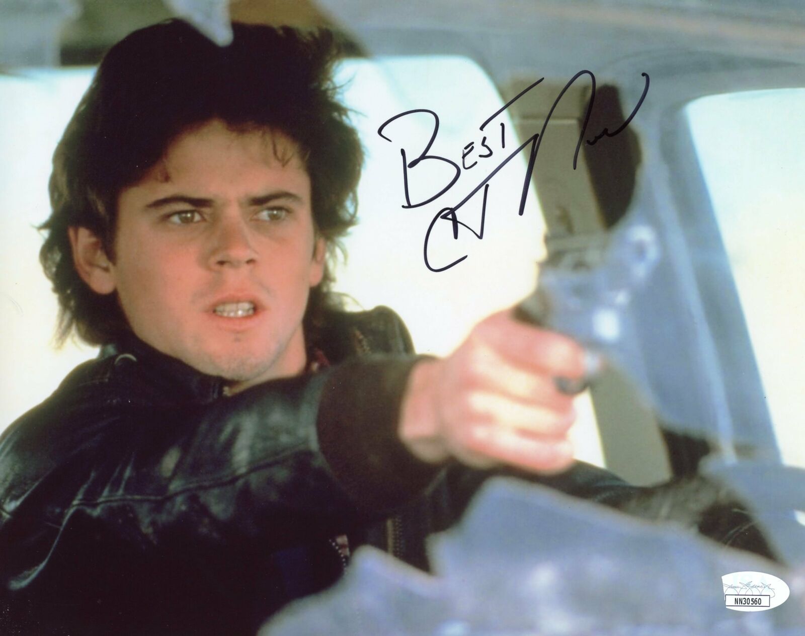 C. Thomas Howell Robert Red Dawn 8x10 Photo Poster painting Signed Autographed JSA Certified COA