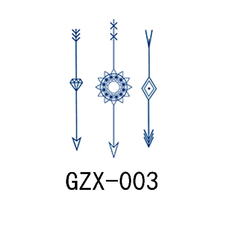 Herbal Semi-Permanent Tattoo Sticker Net Red Tattoo Sticker Waterproof Sweat Lasting Herbal Tattoo Sticker