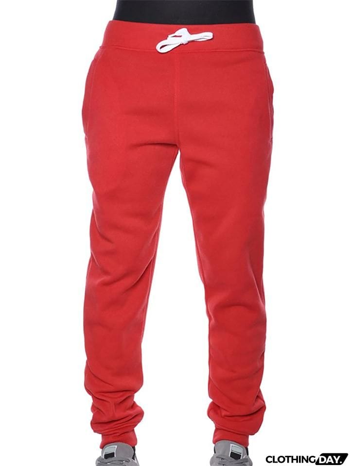 Men's Comfy Casual Daily Wear Sporty Fastening Pants