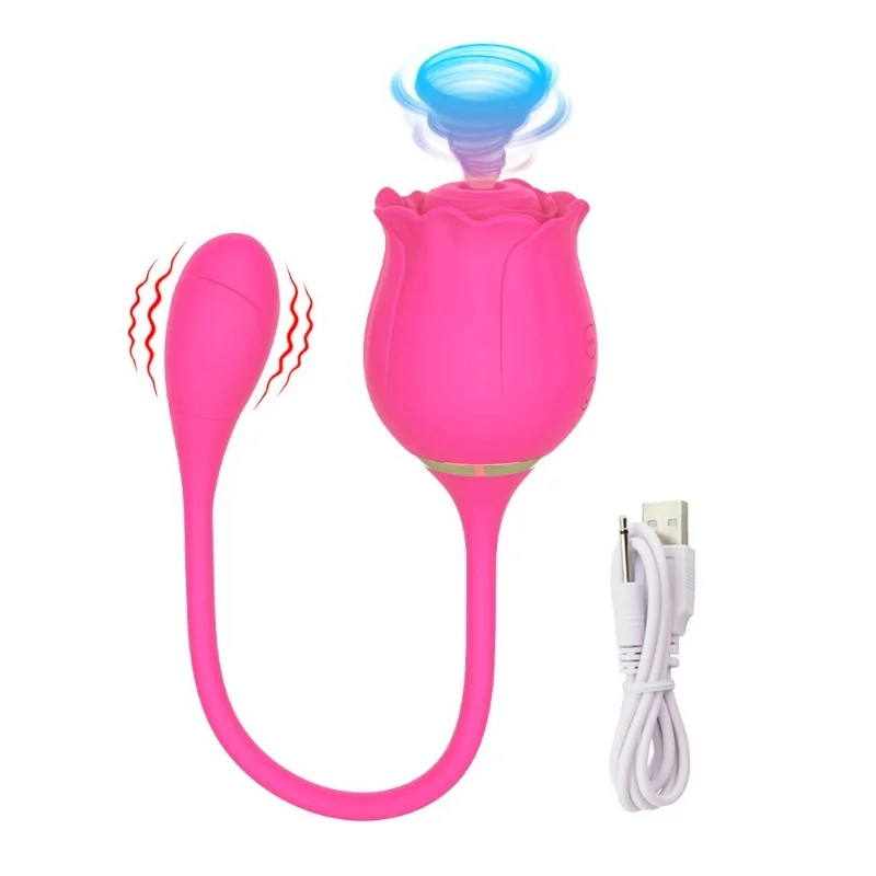Rose Shaped Vibrator Realistic Oral Sucking Rose Toy Rosetoy Official