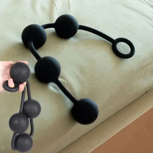pornhint Pornhint S/M/L Anal Beads Silicone Huge Ball Butt Plug Expander Sex Toys Bondage Dilator