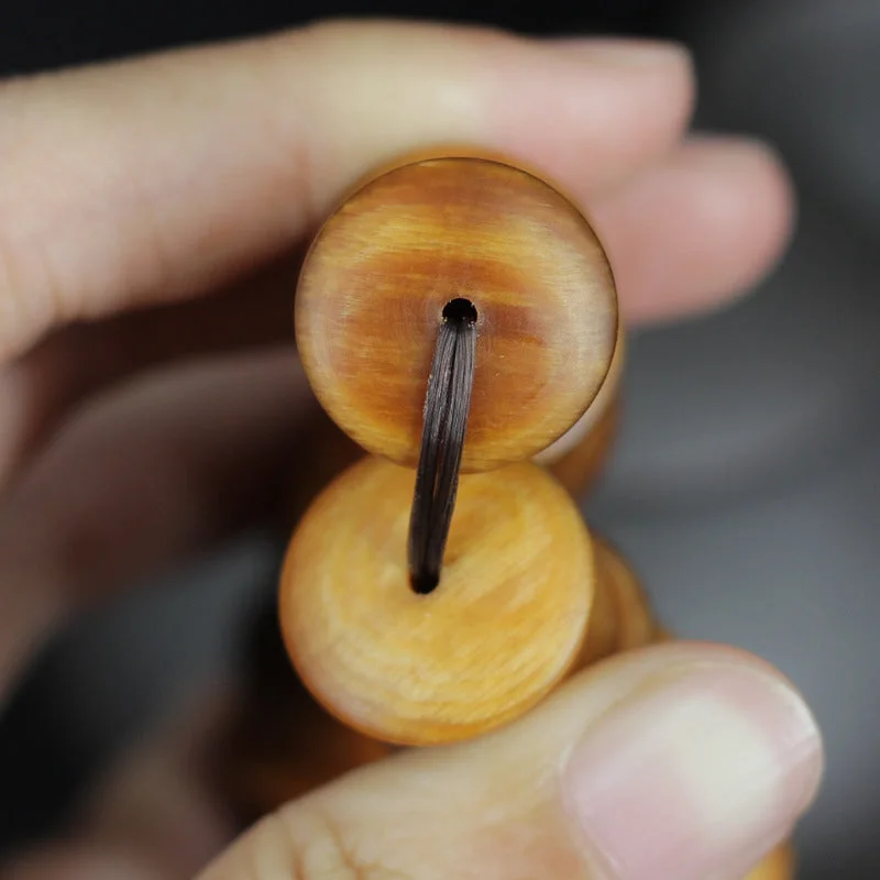 Taihang Mountain Thuja Bamboo Buddhism Prayer Beads Bracelet